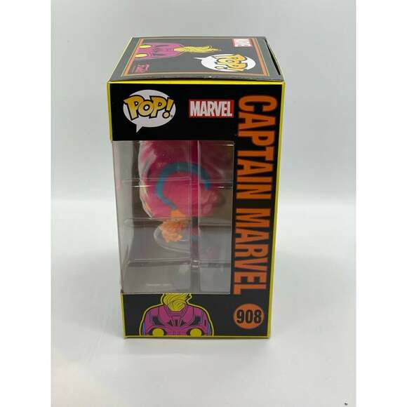 Funko Pop! Marvel Infinity Saga Captain Marvel Black Light 908 Target Exclusive - Picture 4 of 4